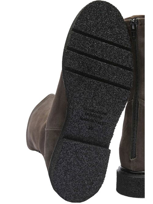 Stivaletto in camoscio con zip GUGLIELMO ROTTA | KRISALYNCAMOSCIOGRAPHITE